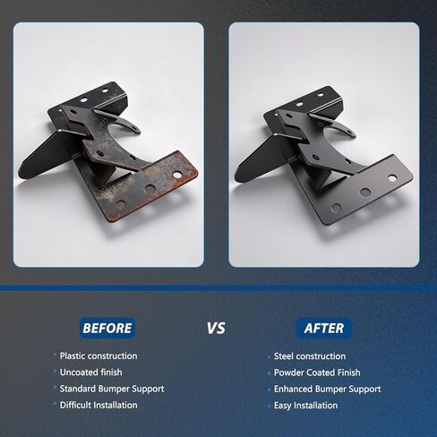 Front Bumper Bracket Compatible with Kenworth T660 Models Truck Bumper Mounting Brackets Steel Black in Saudi Arabia