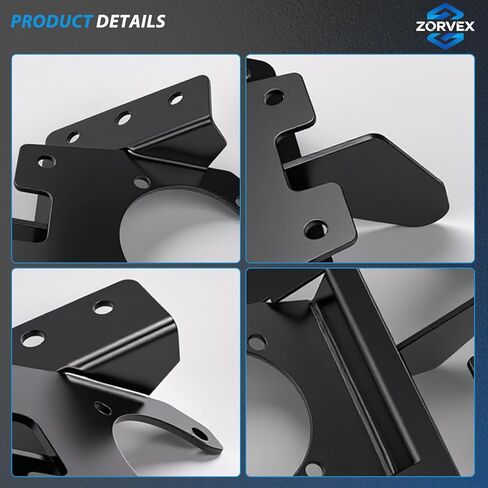 Front Bumper Bracket Compatible with Kenworth T660 Models Truck Bumper Mounting Brackets Steel Black in Saudi Arabia