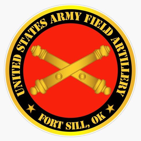 Army - US Army Field Artillery Ft Sill OK w Branch Military Veteran Car Window Magnet Reusable Car Decal – Indoor & Outdoor Use – 5 Inch in Saudi Arabia