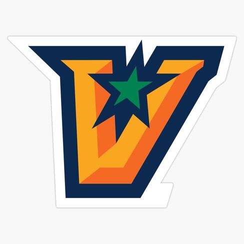 UTRGV Vaqueros Logo with Green Star Orange Yellow Design University Texas Rio Grande Valley Magnet Reusable Car Decal – Indoor & Outdoor Use – 5 Inch in Saudi Arabia