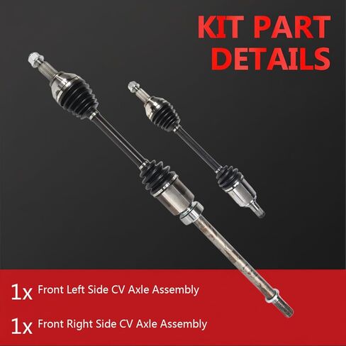 CV Axle Shaft Assembly Set FWD Compatible with INFINITI QX60 2014-2020 3.5L V6, INFINITI JX35 2013 3.5L V6 Front Driver Passenger Side CV Axles Joint in Saudi Arabia