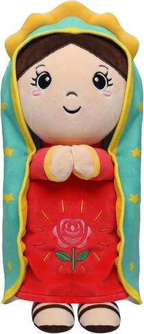 Lady of Guadalupe Doll Plush - Virgin Mary Stuffed Doll Catholic Baby Gifts Religious Toys Baptism Christian Sunday School Religious Gift for Baby Kids Adults Prayer 13 Inch in Saudi Arabia