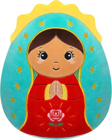 Lady of Guadalupe Doll Plush - Virgin Mary Stuffed Doll Catholic Baby Gifts Religious Toys Baptism Christian Sunday School Religious Gift for Baby Kids Adults Prayer 13 Inch in Saudi Arabia
