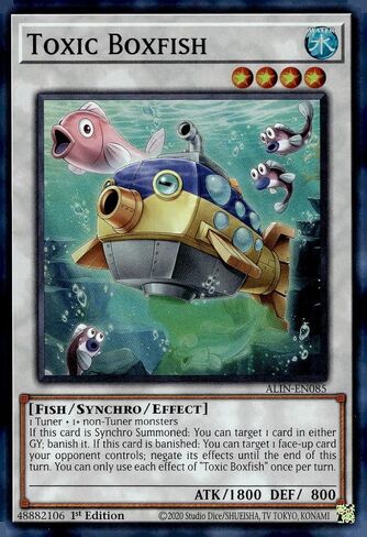 Toxic Boxfish - ALIN-EN085 - Super Rare - 1st Edition in Kuwait