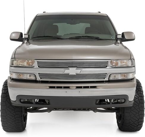 Rough Country 2" LED Ditch Light Kit for 99-06 Chevy 1500 | Amber DRL - 82281 in Kuwait