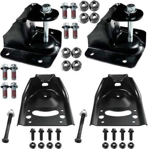 722-224 722-205 Rear Spring Rearward Leaf Spring Hangers and Forward Hangers Bracket kit For 1994-2002 Dodge Ram 2500 3500-3 inch Wide Spring in Saudi Arabia