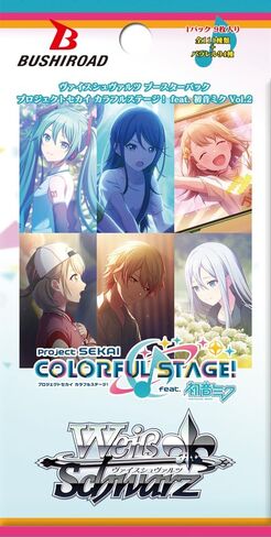 Bushiroad Weiss Schwarz Booster Pack Project Sekai Colorful Stage! feat. Hatsune Miku Vol. 2 Box (16 Packs, 144 Cards) in Kuwait