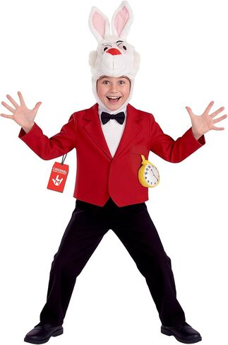 fun shack White Rabbit Costume for Kids, Boys and Girls Rabbit Outfit, Cute Kids Bunny Costume for Dress Up in Kuwait