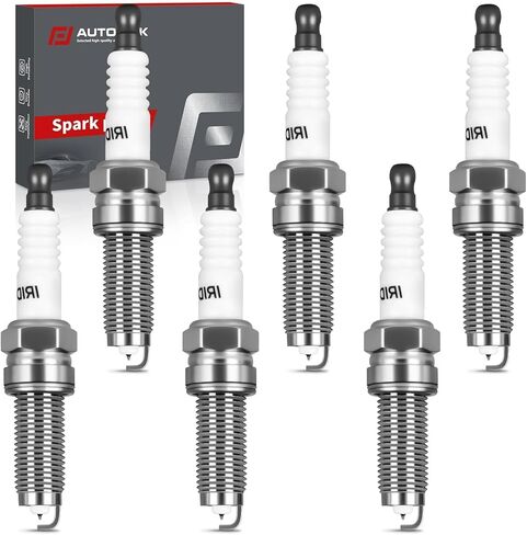 Set of 6 Iridium Spark Plugs 93175 LKR7DIX-11S Compatible with Honda, Jeep, Dodge, Kia & Acura - Accord 2008-2017, RDX 2013-2018, Pilot Odyssey, Wrangler Grand Cherokee, Santa Fe, Town & Country in Saudi Arabia