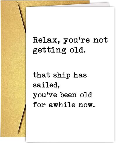 Funny 40 Year Old Birthday Card For Him Her, Happy 40th Birthday Card&Gift for Dad Mom Husband Wife Brother Sister Friend, Born In 1986 Gift in Saudi Arabia