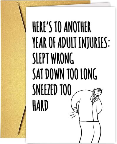 Funny 40 Year Old Birthday Card For Him Her, Happy 40th Birthday Card&Gift for Dad Mom Husband Wife Brother Sister Friend, Born In 1986 Gift in Saudi Arabia