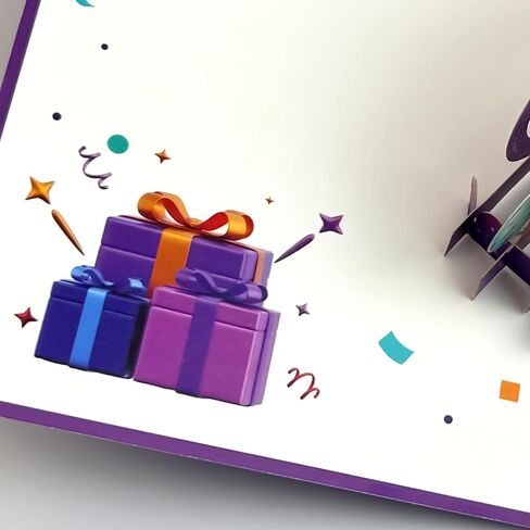 بطاقات المعايدة، بطاقة عيد ميلاد سعيد منبثقة، بطاقات عيد ميلاد جميلة ثلاثية الأبعاد مع مظاريف، بطاقات احتفالية فريدة قابلة للطي مصنوعة يدويًا للعائلة والأصدقاء، تقدم البطاقات in Kuwait