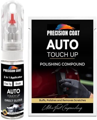 Compatible With 1985 DODGE Cream (DT3) Factory Matched High Gloss Single Stage Gloss Paint Pen Brush- Touch Up Paint Kit MADE IN USA WITH POLISHING COMPOUND in Saudi Arabia