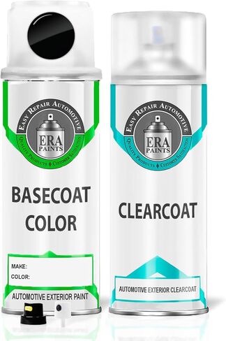 ERA Paints - E9/EB/F1 - Ebony Black for HYUNDAI Exact OEM Color Match Automotive Touch Up Paint for Cars - Scratch & Chip Repair for Metal & Plastic - Essential Kit - Made in USA in Kuwait