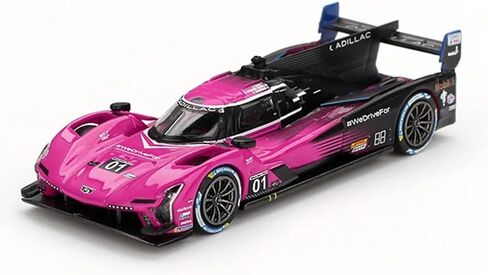 1:64 Diecast Model Car Compatible with Cadillac V-Series.R #01 2024 IMSA Petit Le Mans Cadillac Racing Limited Edition Mini GT MGT01010 in Kuwait