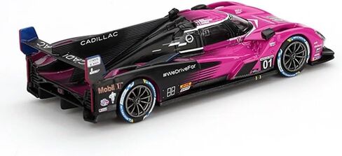 1:64 Diecast Model Car Compatible with Cadillac V-Series.R #01 2024 IMSA Petit Le Mans Cadillac Racing Limited Edition Mini GT MGT01010 in Kuwait