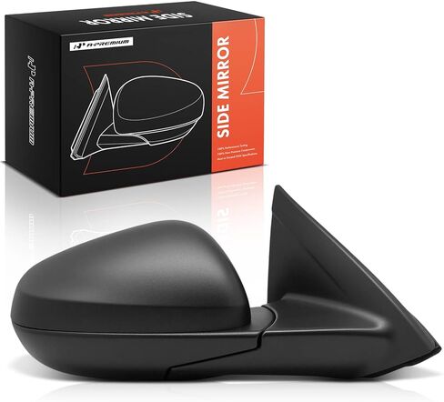 A-Premium Passenger Side Power Door Mirror - Compatible with Chevrolet Trax 2024-2025, Trailblazer 2021-2025 - Non-Heated Manual Folding Black Outside Rear View Mirror in Kuwait