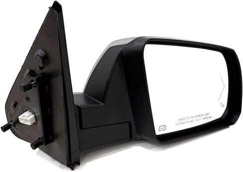 Fit for Toyota Tundra 2014-2019 Chrome Door Mirror Assembly Power Heated Glass with Signal Light and Blind Spot with Memory and Power Folding 18 Pins Right Passenger Side RH in Kuwait