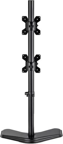 Adjustable Vertical Dual Monitor TV Desk Mount Bracket Tilt and Swivel Fits 13-27 Inch in Saudi Arabia