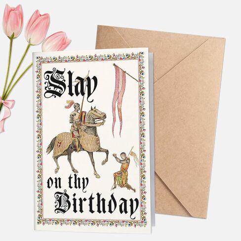 Funny Slay Birthday Cards for Women - Best Friend, Sister, Mom, Daughter - Unique Cute Birthday Card for Her - 13th, 16th, 18th, 21st, 25th, 30th, 40th, 50th, 60th, 70th in Kuwait