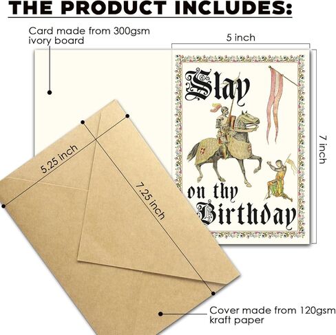 Funny Slay Birthday Cards for Women - Best Friend, Sister, Mom, Daughter - Unique Cute Birthday Card for Her - 13th, 16th, 18th, 21st, 25th, 30th, 40th, 50th, 60th, 70th in Kuwait