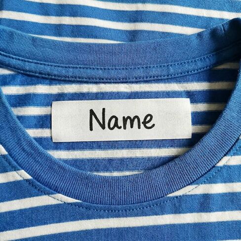 200 PCS Iron on Name Tags for Clothing, Clothing Labels for Nursing Home, Writable Fabric Labels with 2 Pcs Permanent Marker Personalized Name Labels for Daycare Camp School Uniforms in Saudi Arabia