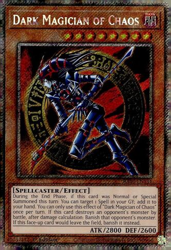 Dark Magician of Chaos (Platinum Secret Rare) - RA03-EN134 - Platinum Secret Rare - 1st Edition in Kuwait