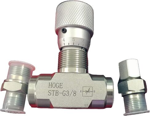 Way Throttle Valves 3 / 8Inch Bidirectional Hydraulic Restrictor for Fluid Oil Systems Precisions Adjustable Flows in Saudi Arabia