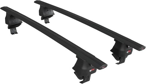 Compatible with Toyota Corolla 9 (E120) Sedan 2000-2006 ACE-4 Car Roof Rack Cross Bar Black Aluminium 2 Bars in Saudi Arabia