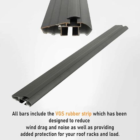 Roof Rack Cross Bars for Toyota Camry (2006–Up) – Fits Bare/Normal Roof 330 lbs Capacity Aluminum Aero Bars with T-Channel Lockable No-Drill Heavy-Duty (Black, XV80 (2023–Up)) in Kuwait
