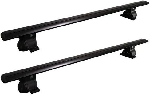 Cross Bars Crossbars Fits for Nissan Frontier 2022-2026 Baggage Carrier Luggage Roof Rack Rail Lockable Adjustable Black in Kuwait