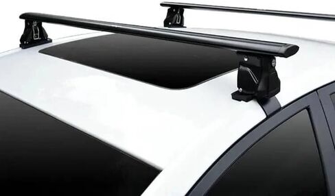 Cross Bars Crossbars Fits for Nissan Frontier 2022-2026 Baggage Carrier Luggage Roof Rack Rail Lockable Adjustable Black in Kuwait