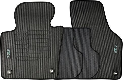ecoMats All Weather Floor Mats Custom Fit for 2011 to 2018 Volkswagen Jetta, Front and Rear Set, Driver and Passenger with Safety Locks, Odorless in Saudi Arabia