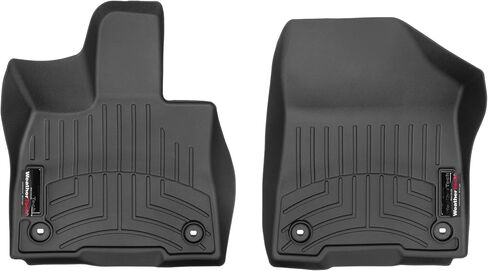 WeatherTech Custom Fit FloorLiners for Toyota Sienna, Sienna, Sienna - 1st Row (4416411), Black in Kuwait