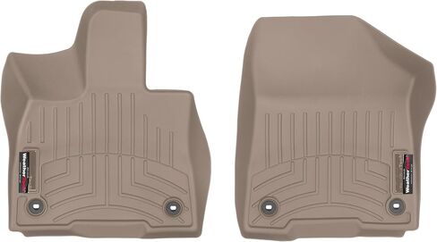 WeatherTech Custom Fit FloorLiners for Toyota Sienna, Sienna, Sienna - 1st Row (4416411), Black in Kuwait