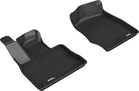 سجادة أرضية Kagu مقاس مخصص 3D MAXpider (أسود) متوافقة مع Ford Explorer 2020-2024 (أرضية الفينيل) - الصف الأمامي in Kuwait