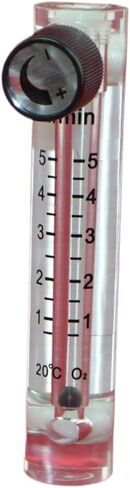 LZQ-4 1-5LPM Plastic Air Flowmeter (H=115mm Oxygen Flow Meter) with Control Valve For Oxygen Conectrator,it Can Adjust Flow in Saudi Arabia