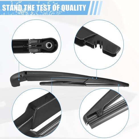 ACROPIX Rear Windshield Wiper Blade Arm Set Back Wiper Assembly Replacement Fit for Fiat 500 2007-2019 - Pack of 3 in Kuwait
