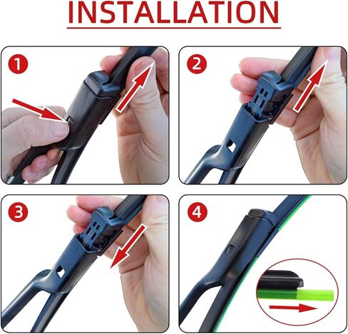 Car Wiper Compatible For Chevrolet Bolt EUV 2022-2024 24" 16" Front Rear Wiper Blades Brushes Cutter Accessories 2022 2023 2024(2pcs) in Saudi Arabia