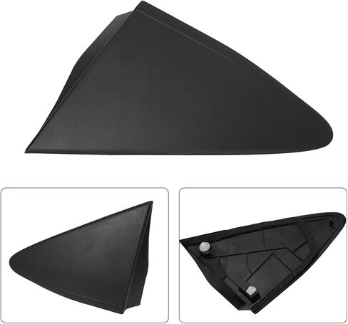 Left Front Mirror Corner Cover for Toyota for Yaris 2012-2014, OEM 60118-0D111 Black Plastic Replacement Side Mirror Triangle Trim Panel in Saudi Arabia