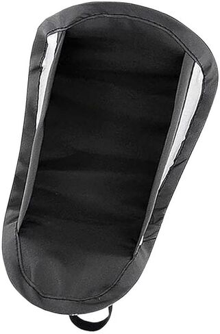 Car Phone Sunshade Cover, Glare Blocking & Heat Insulation Shield, Vertical Folding Umbrella for Dashboard Phone Holder, Portable Protection Cover for Most Cars (Black) in Saudi Arabia