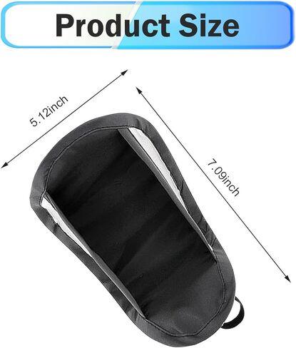Car Phone Sunshade Cover, Glare Blocking & Heat Insulation Shield, Vertical Folding Umbrella for Dashboard Phone Holder, Portable Protection Cover for Most Cars (Black) in Saudi Arabia
