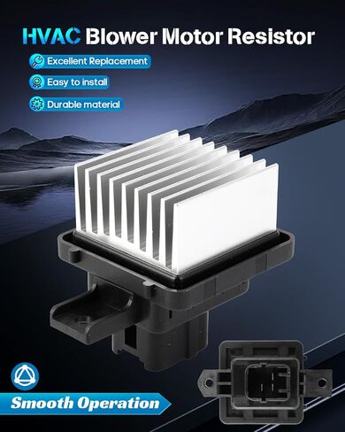 ECCPP AC Blower Motor Resistor Fit for 2018-2019 for Mitsubishi Eclipse Cross/2014-2019 for Mitsubishi Outlander/2014-19 for Mitsubishi Outlander Sport HVAC Heater Blower Resistor Control Module RU890 in Kuwait