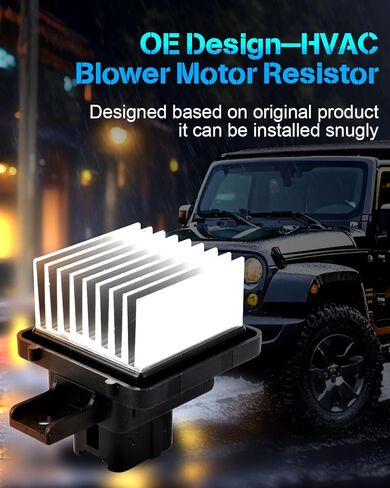 ECCPP AC Blower Motor Resistor Fit for 2018-2019 for Mitsubishi Eclipse Cross/2014-2019 for Mitsubishi Outlander/2014-19 for Mitsubishi Outlander Sport HVAC Heater Blower Resistor Control Module RU890 in Kuwait