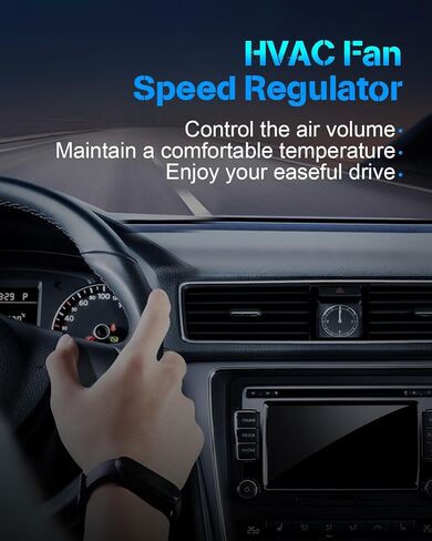 ECCPP AC Blower Motor Resistor Fit for 2018-2019 for Mitsubishi Eclipse Cross/2014-2019 for Mitsubishi Outlander/2014-19 for Mitsubishi Outlander Sport HVAC Heater Blower Resistor Control Module RU890 in Kuwait