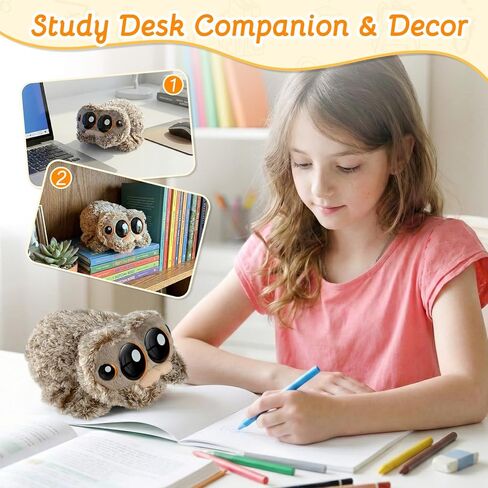 Cute Spider Toys 7 Inch, Big-Eyed Jumping luccas Spider Plushie with Short Legs, Soft Friendly Spider Toy, Cartoon-Style Spidey Stuffed Animal Look in Kuwait