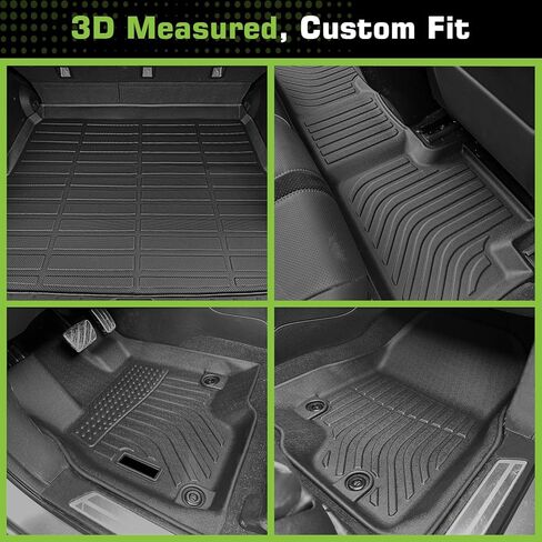 Floor Mats for Honda Passport 2019-2025, Heavy Duty TPE Waterproof Non-Slip All Weather Protection Custom, Floor Mats & Cargo Liner in Kuwait