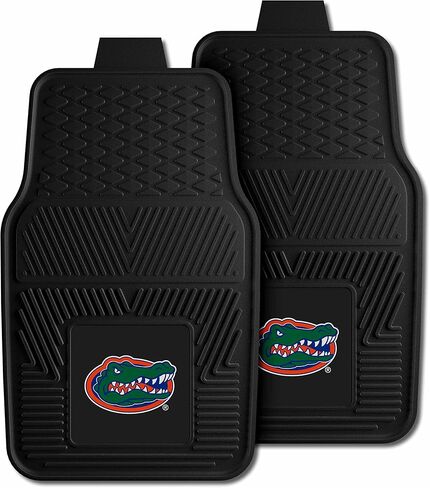 مجموعة Fanmats University of Florida Gators مكونة من 4 سجادات سيارات للسيارات وسيارات الدفع الرباعي والشاحنات الصغيرة - حماية من جميع الأحوال الجوية، تصميم خزان عميق، ملاءمة عالمية - شعار فريق NCAA ثلاثي الأبعاد - 29 بوصة × 17 بوصة أمامية - 14 بوصة × 17 ب in Kuwait
