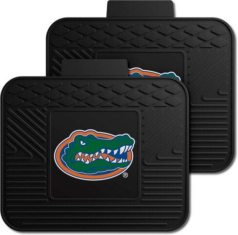 مجموعة Fanmats University of Florida Gators مكونة من 4 سجادات سيارات للسيارات وسيارات الدفع الرباعي والشاحنات الصغيرة - حماية من جميع الأحوال الجوية، تصميم خزان عميق، ملاءمة عالمية - شعار فريق NCAA ثلاثي الأبعاد - 29 بوصة × 17 بوصة أمامية - 14 بوصة × 17 ب in Kuwait