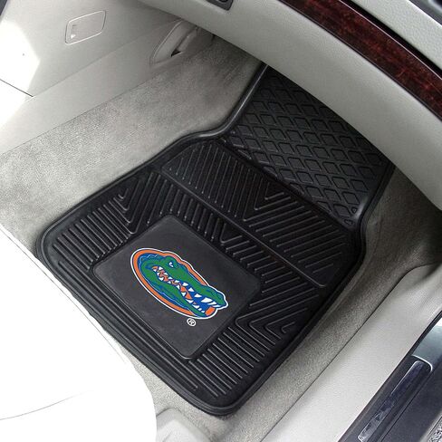مجموعة Fanmats University of Florida Gators مكونة من 4 سجادات سيارات للسيارات وسيارات الدفع الرباعي والشاحنات الصغيرة - حماية من جميع الأحوال الجوية، تصميم خزان عميق، ملاءمة عالمية - شعار فريق NCAA ثلاثي الأبعاد - 29 بوصة × 17 بوصة أمامية - 14 بوصة × 17 ب in Kuwait